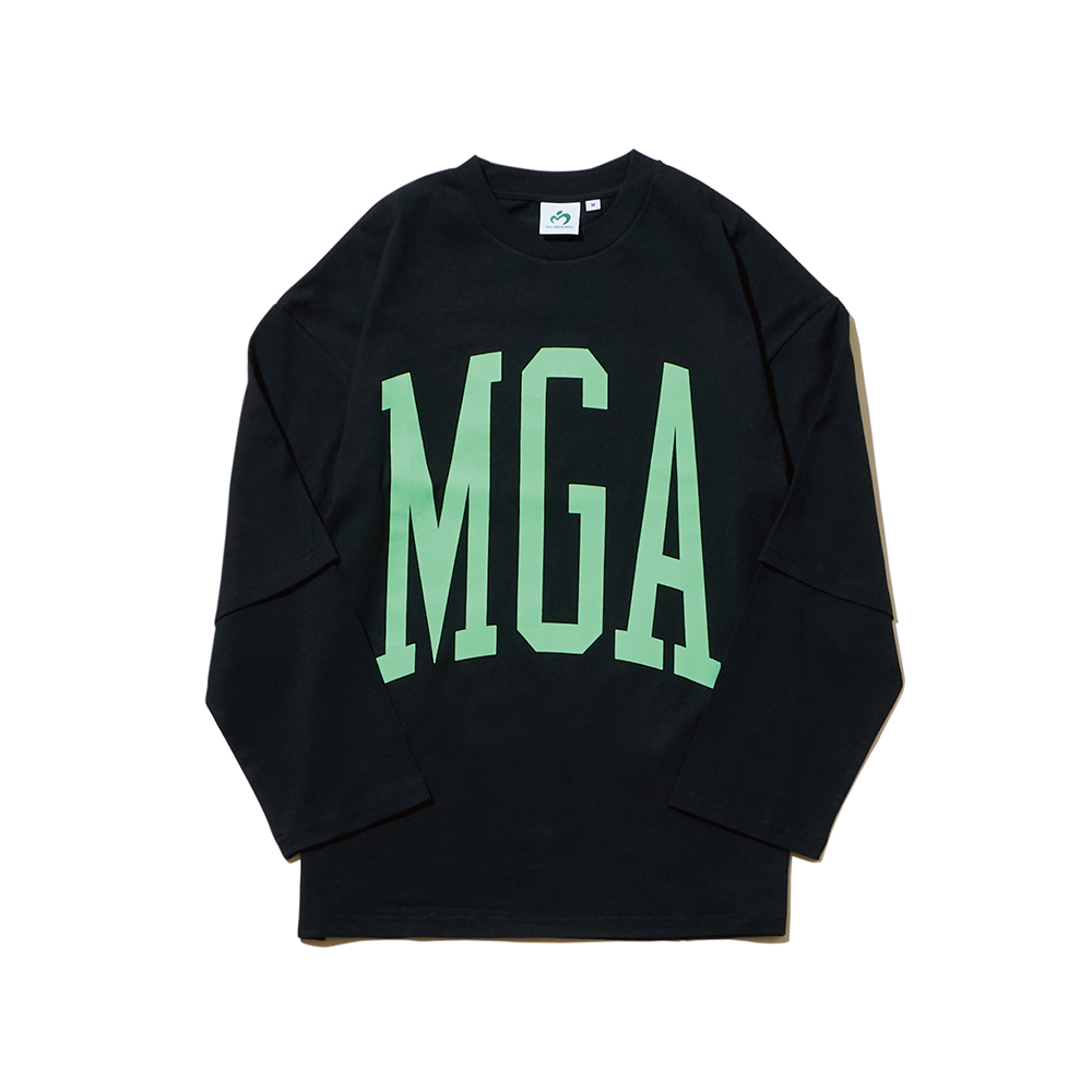 MGA Spring Layered Long Sleeve T-shirt 2024 / Black