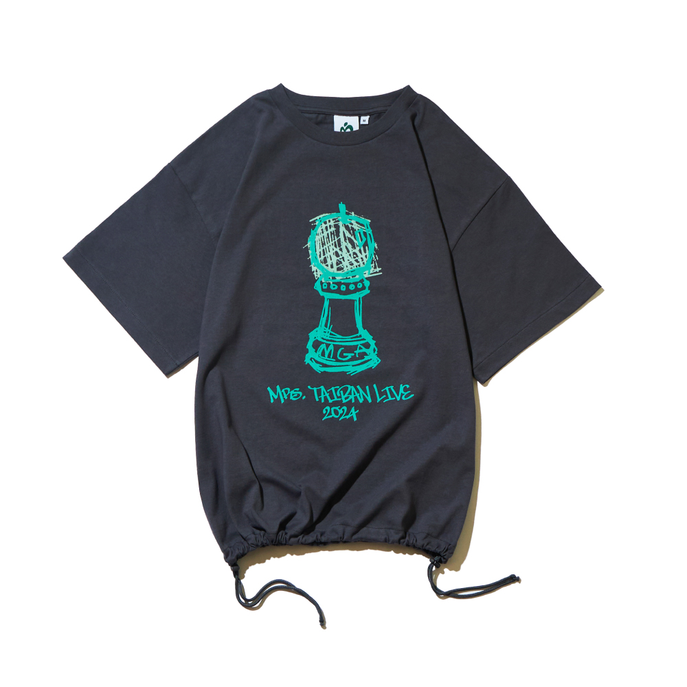TAIBAN Drawstring T-shirt 2024 / Gray | TOoKA BASE