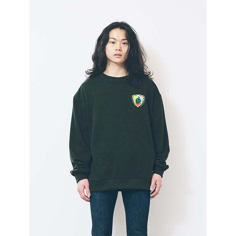 TAIBAN Crewneck Pullover / Green | TOoKA BASE