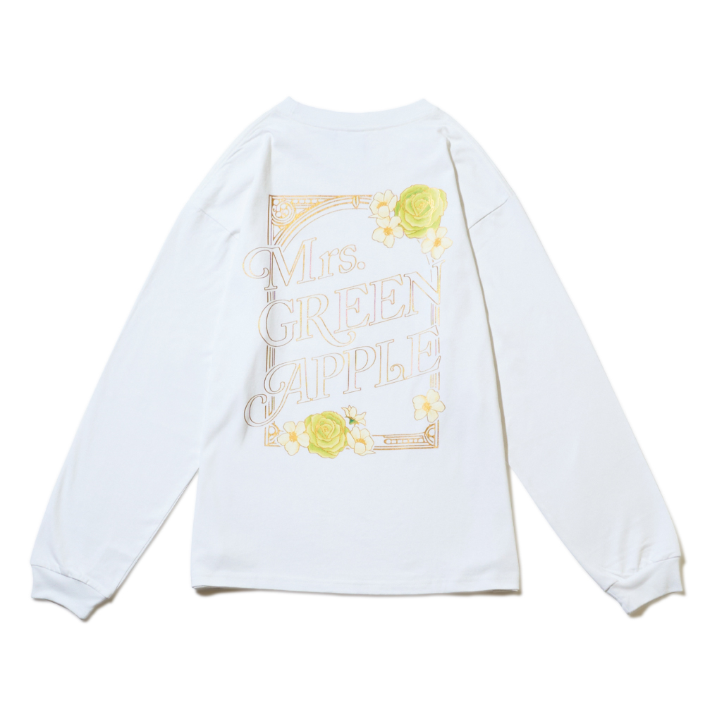 MGA on “Harmony” Long Sleeve T-shirt / White