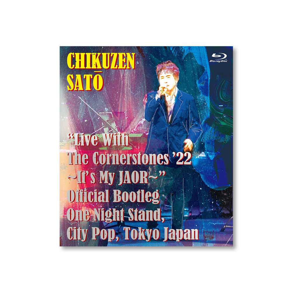 【BD+2CD】"Live With The Cornerstones ’22 ~It’s My JAOR~"  Official Bootleg One Night Stand, City Pop, Tokyo Japan