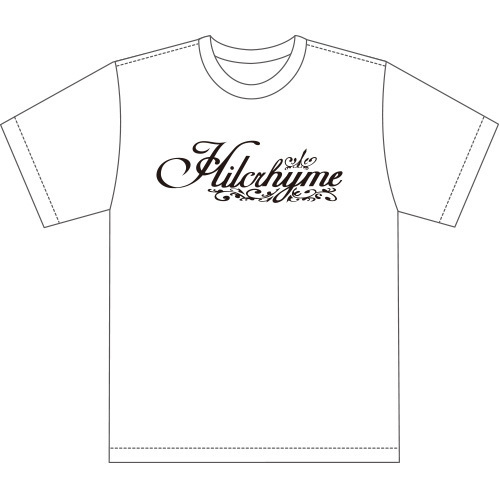 Hilcrhyme Official Goods オフィシャルTシャツ/白