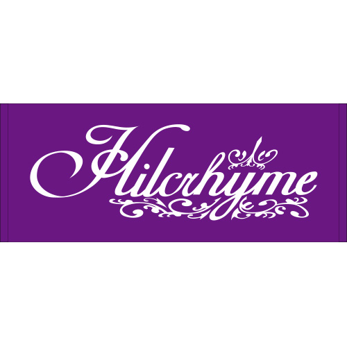 Hilcrhyme Official Goods オフィシャルタオル/紫×白