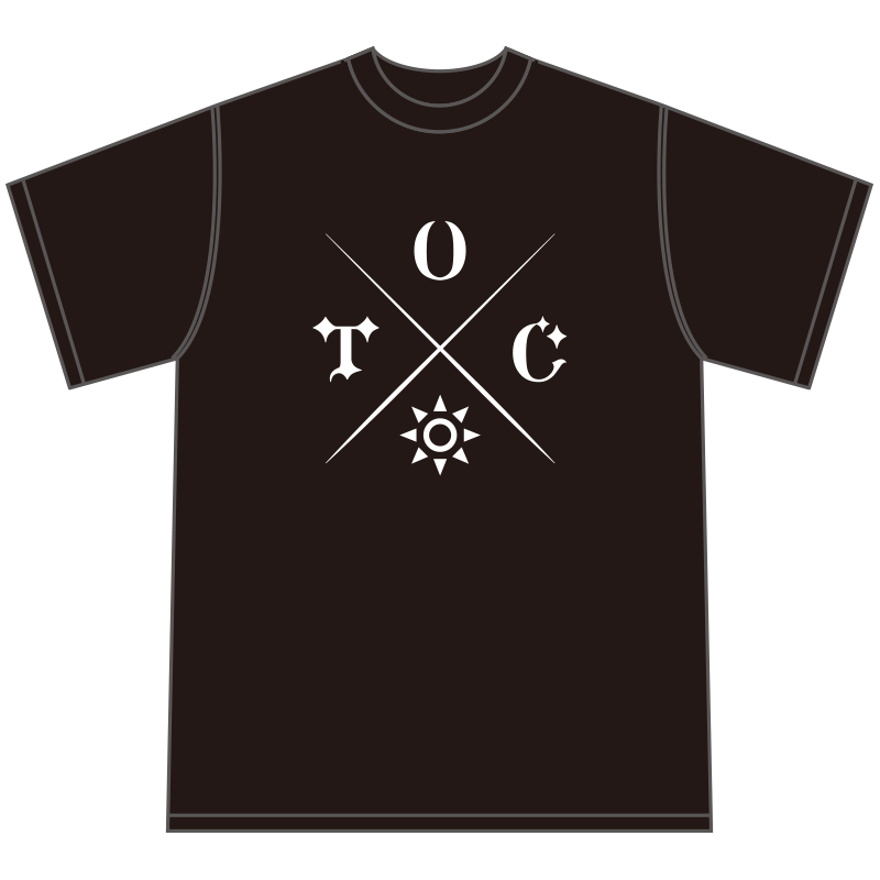 TOCオフィシャルグッズ　Tシャツ/黒