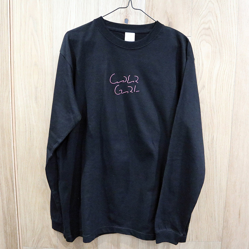刺繍ロゴ・ロングTシャツ/ブラック | TOoKA BASE