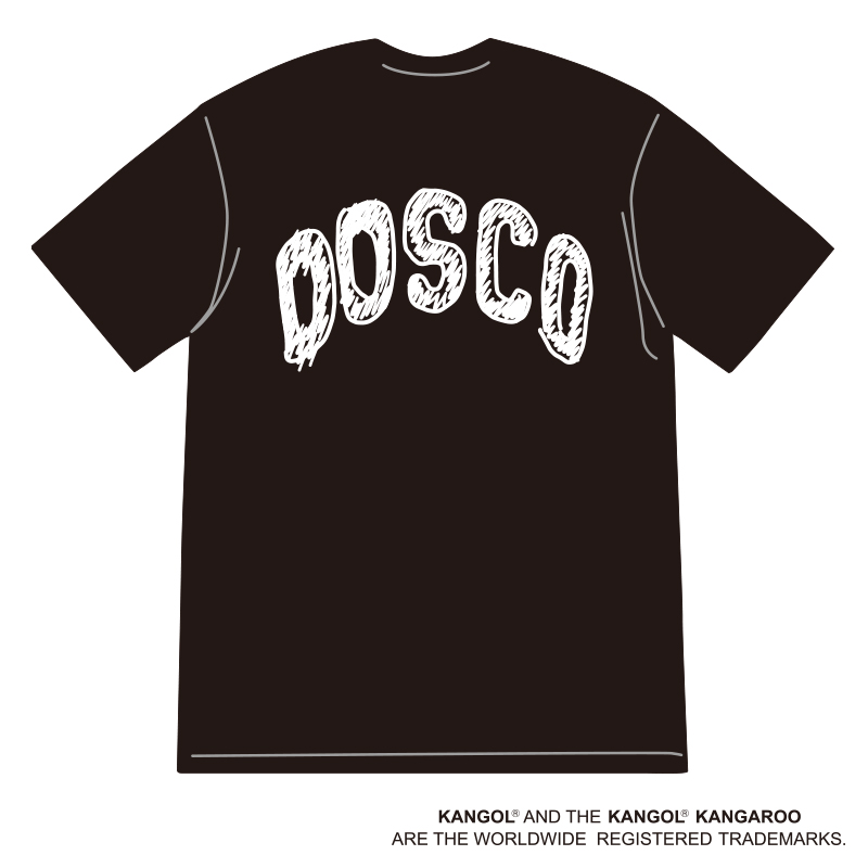 ドリカムディスコ 2020 KANGOL Tシャツ / BLACK × WHITE | TOoKA BASE