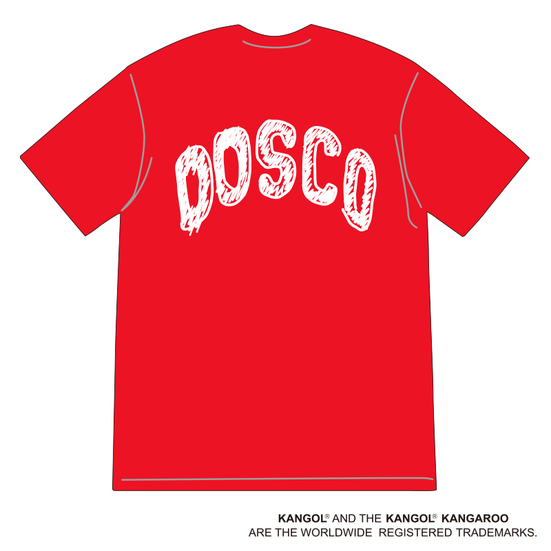 ドリカムディスコ 2020 KANGOL Tシャツ /RED × WHITE