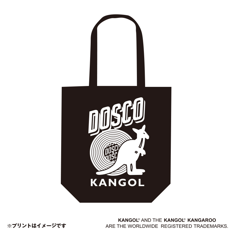 ドリカムディスコ・アットホーム DOSCO × KANGOL TOTE BAG