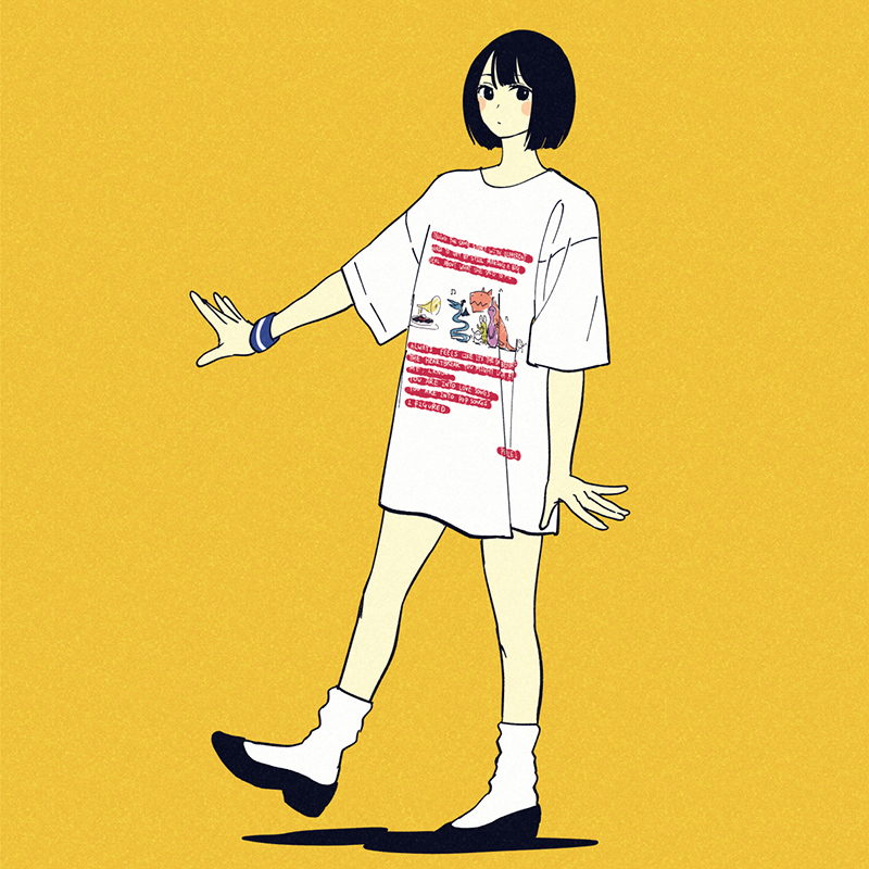 大衆音楽 T-SHIRT / WHITE