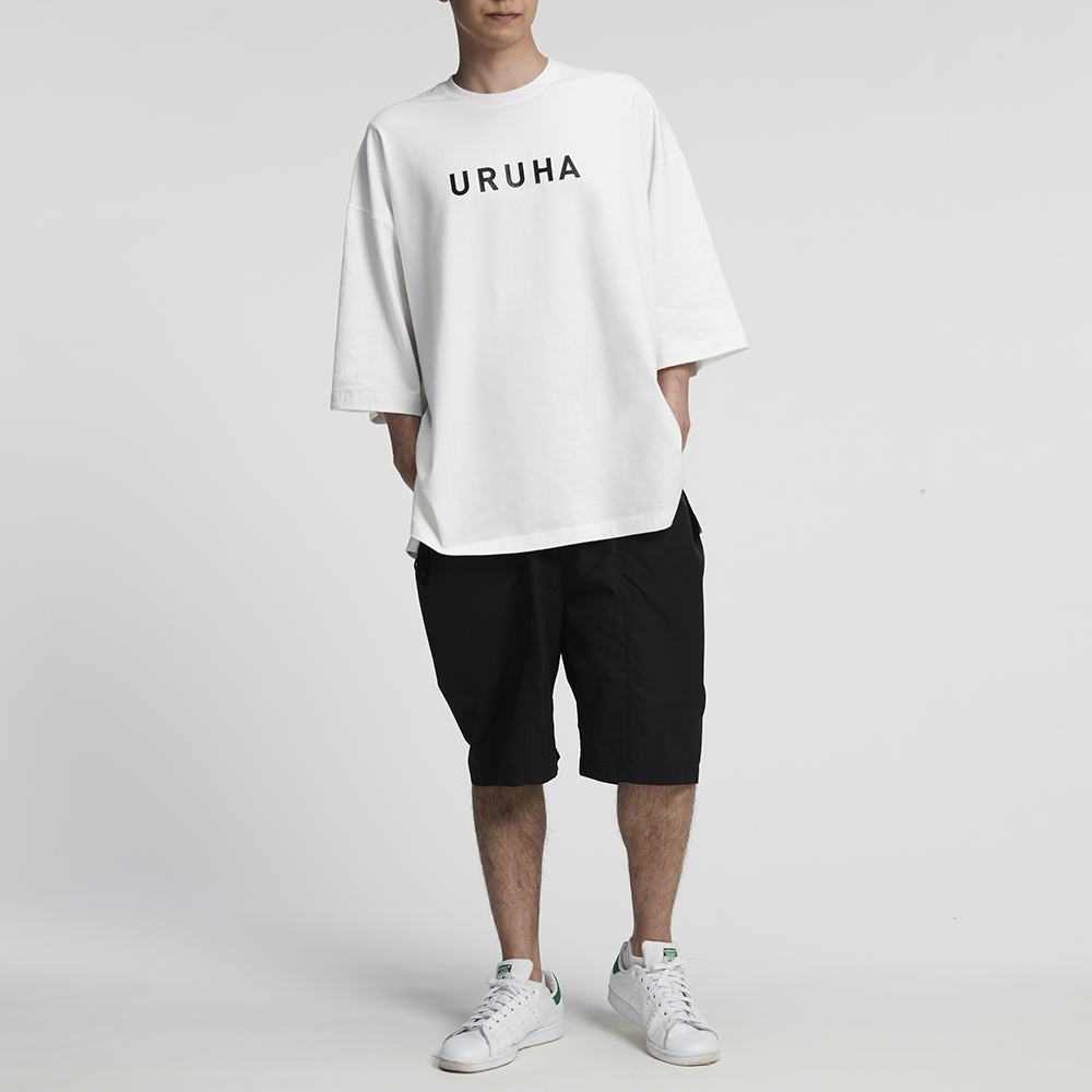 URUHA　ロゴTシャツ / White