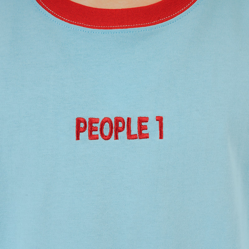 PEOPLE 1 TEE / BLUE×RED