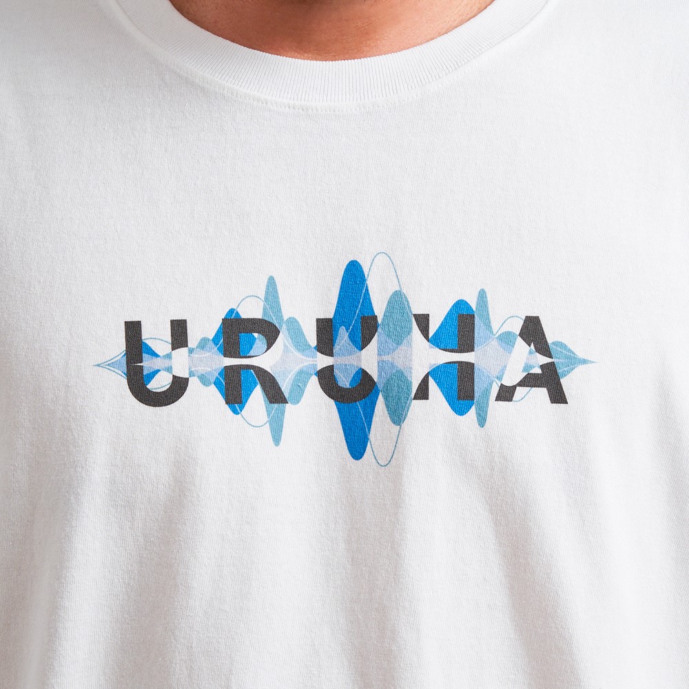 URUHA Graphic Logo T-shirts Music / 白【8月29日18:00発売】