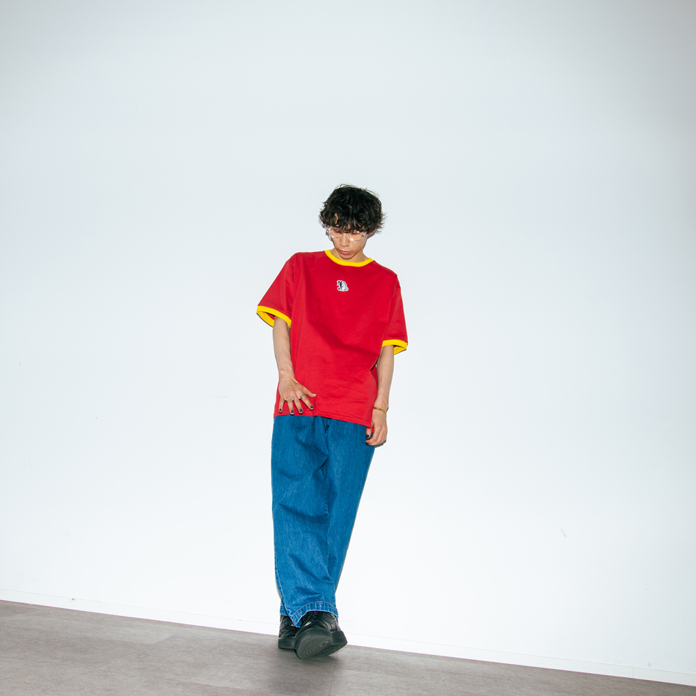 PEOPLE 1 TEE2 / RED×YELLOW