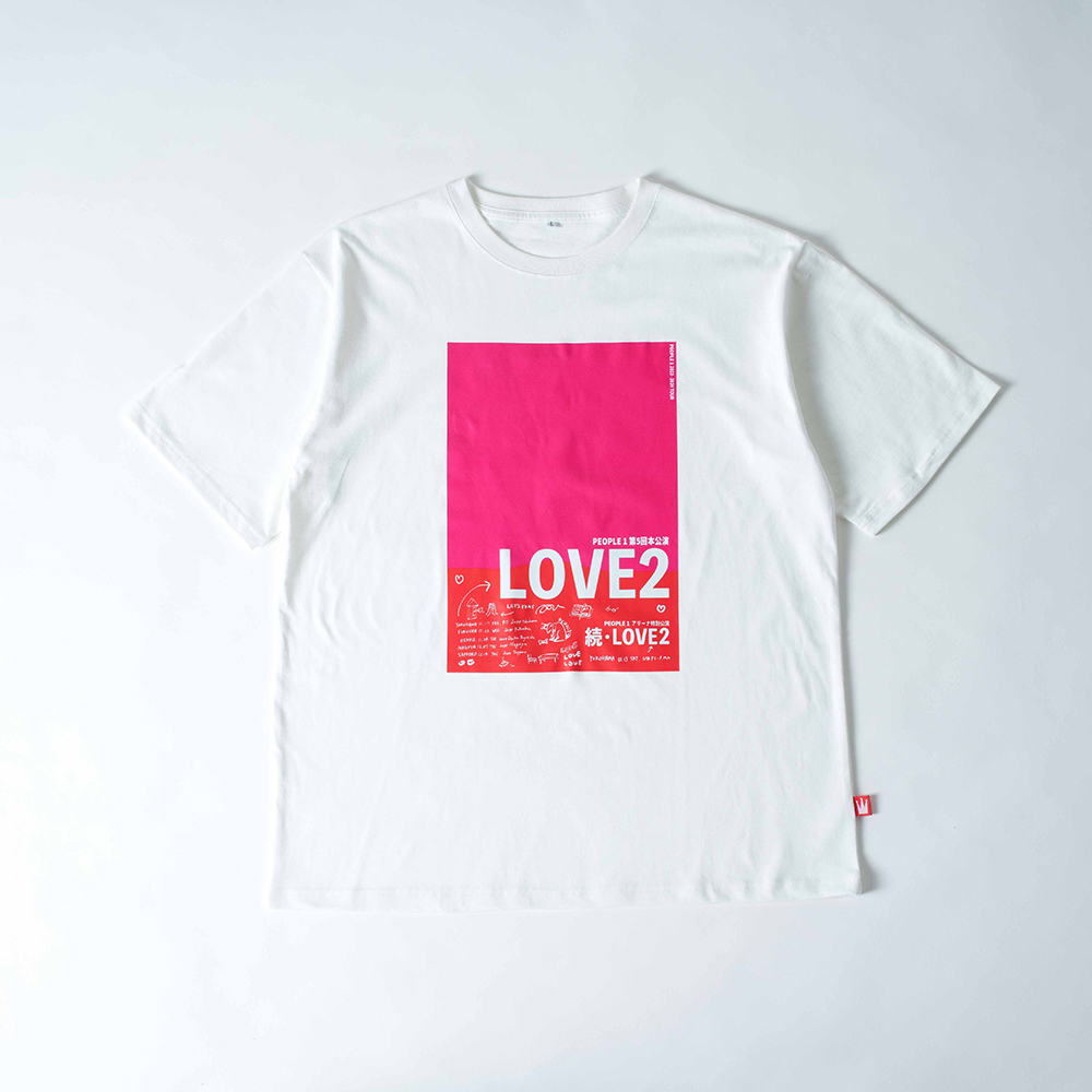 PEOPLE 1 TEE2 / WHITE×RED | TOoKA BASE