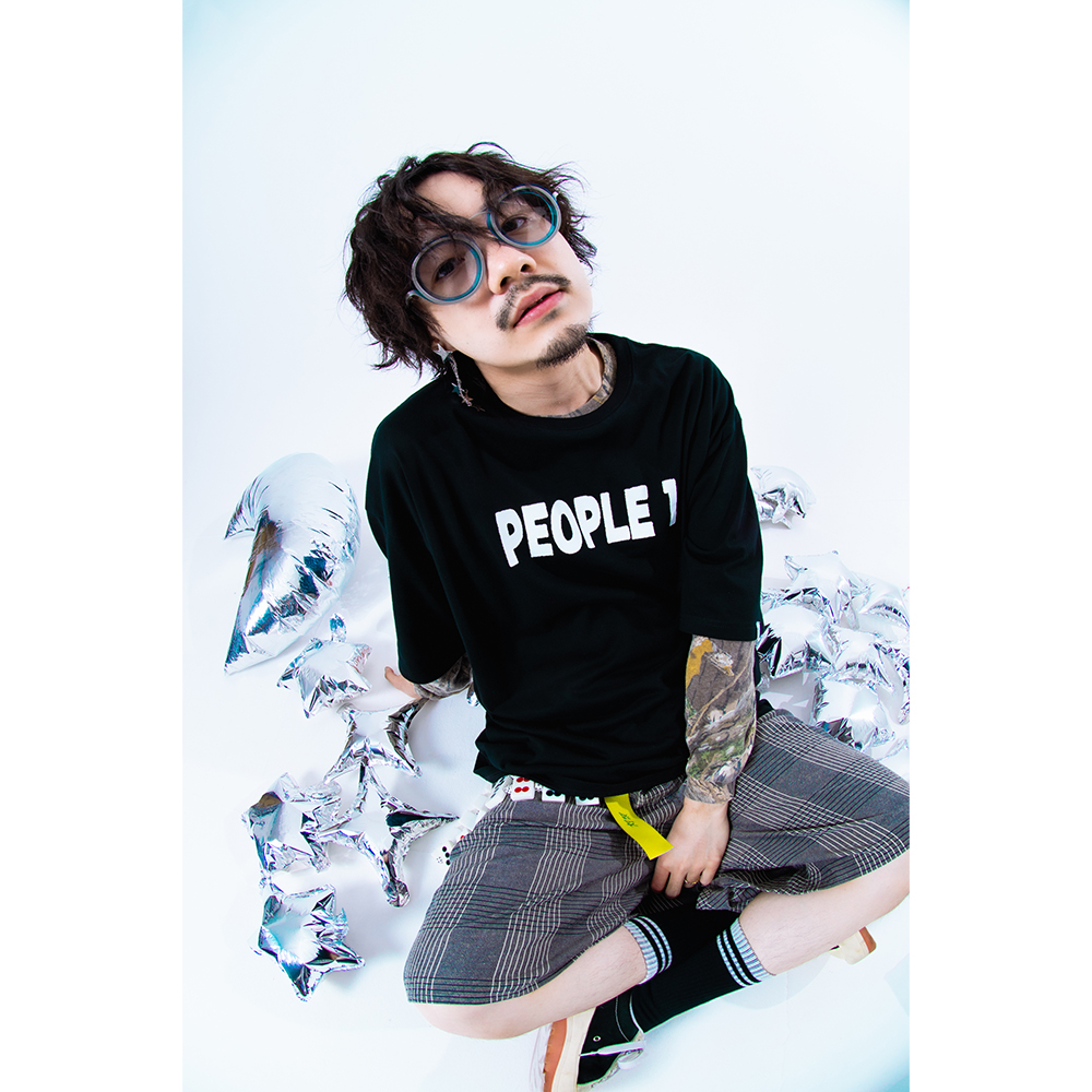 PEOPLE 1 TEE3 / BLACK×WHITE