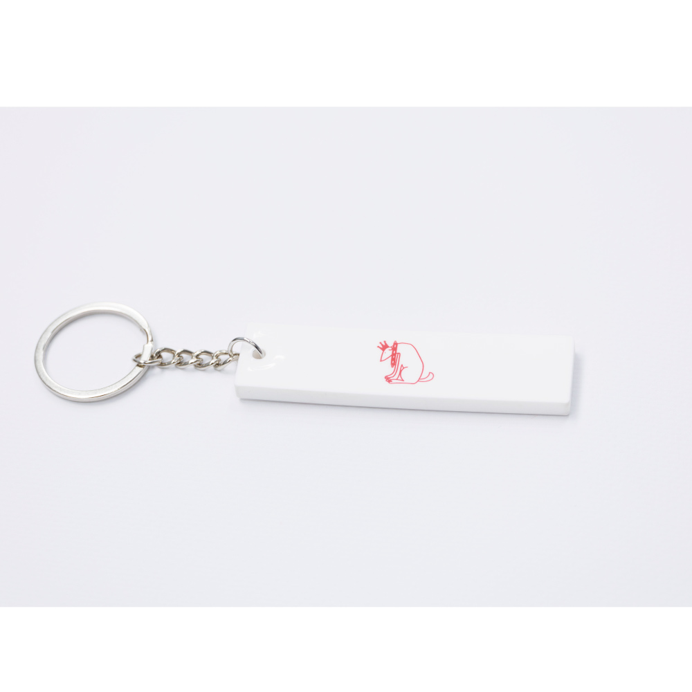 PEOPLE 1 KEYCHAIN2 / WHITE