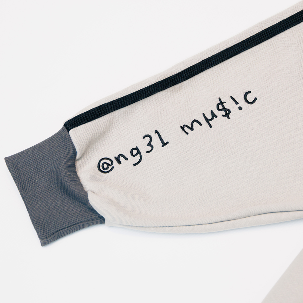 @ng31 mµ$!c zip-up hoodie inspired by “idiot”