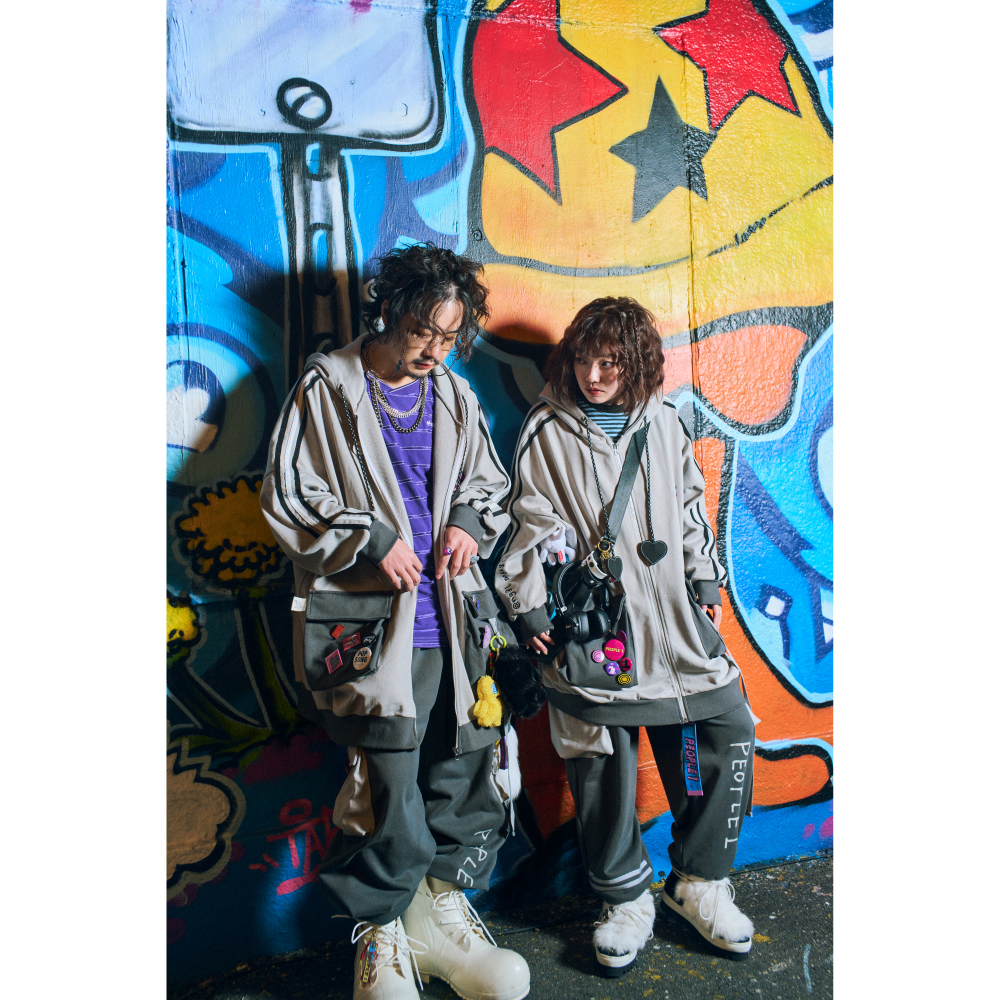 @ng31 mµ$!c zip-up hoodie inspired by “idiot”