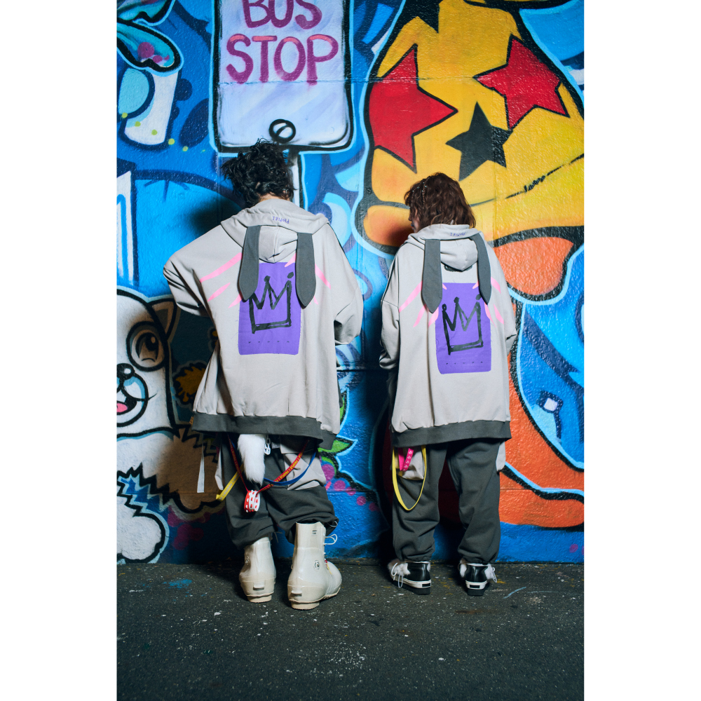 @ng31 mµ$!c zip-up hoodie inspired by “idiot”