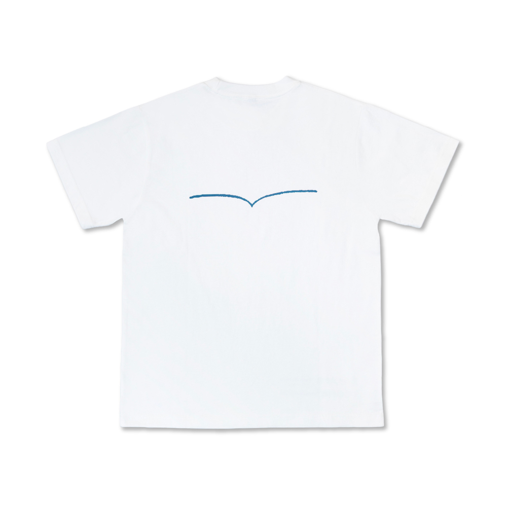 texte Tシャツ バニラホワイト