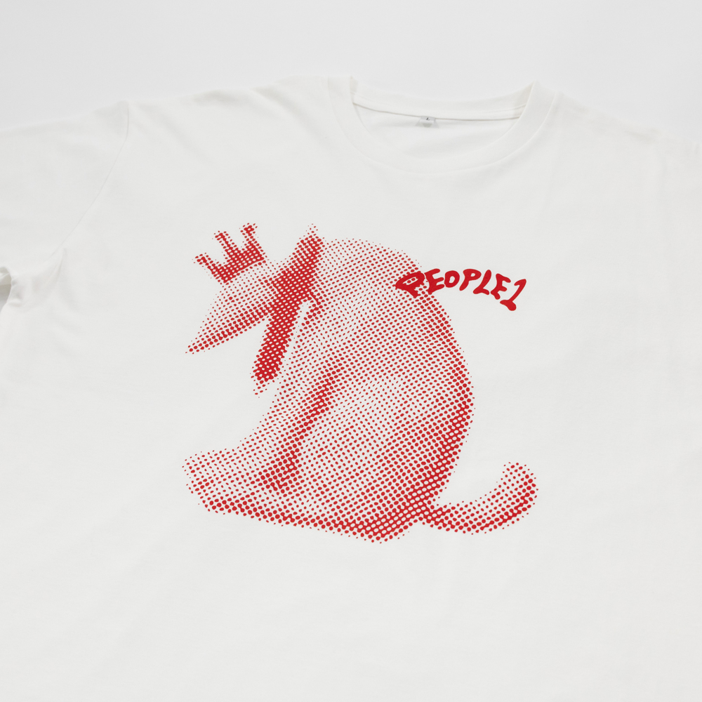 DOT GRAPHIC TEE / WHITE