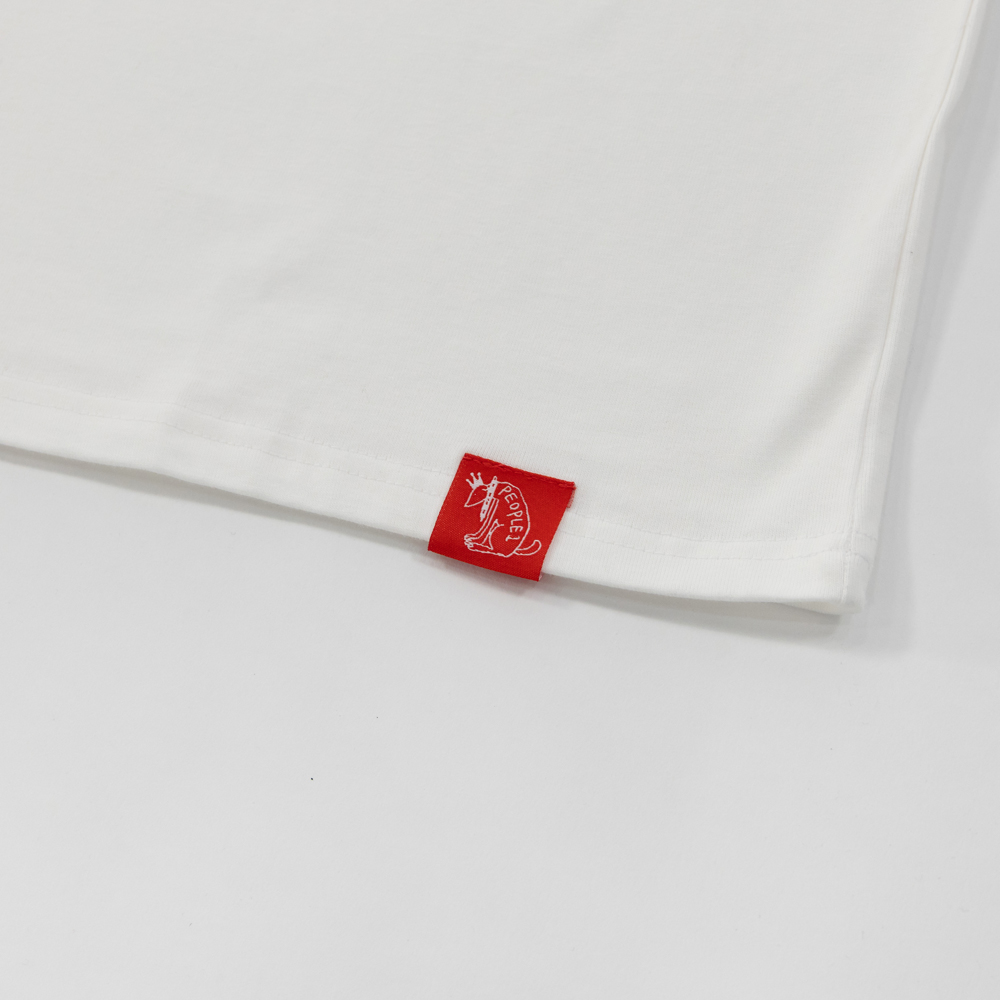 DOT GRAPHIC TEE / WHITE