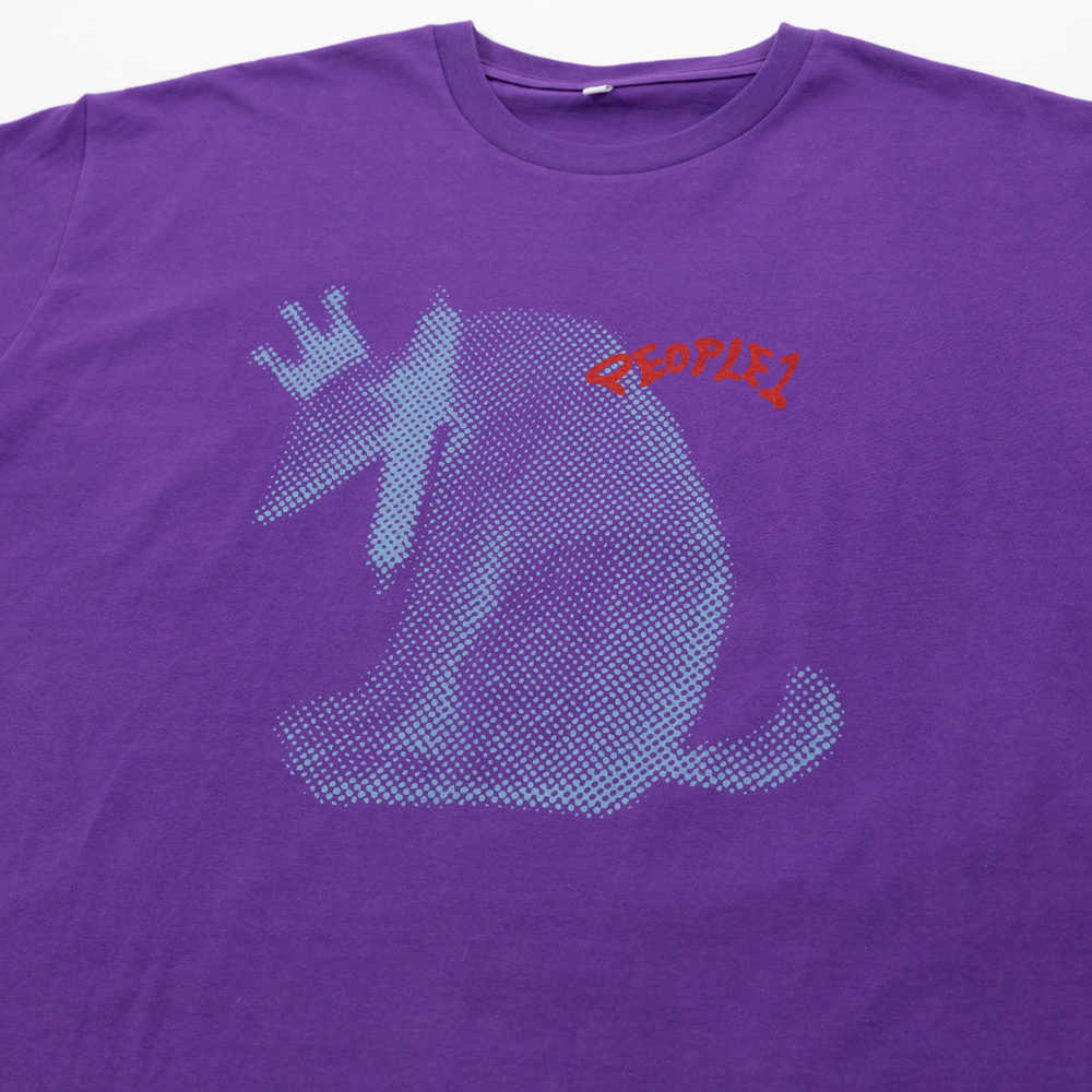 DOT GRAPHIC TEE / PURPLE