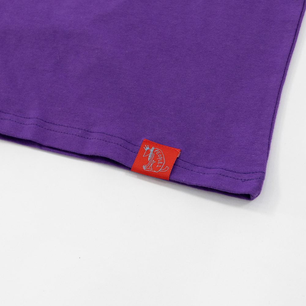 DOT GRAPHIC TEE / PURPLE