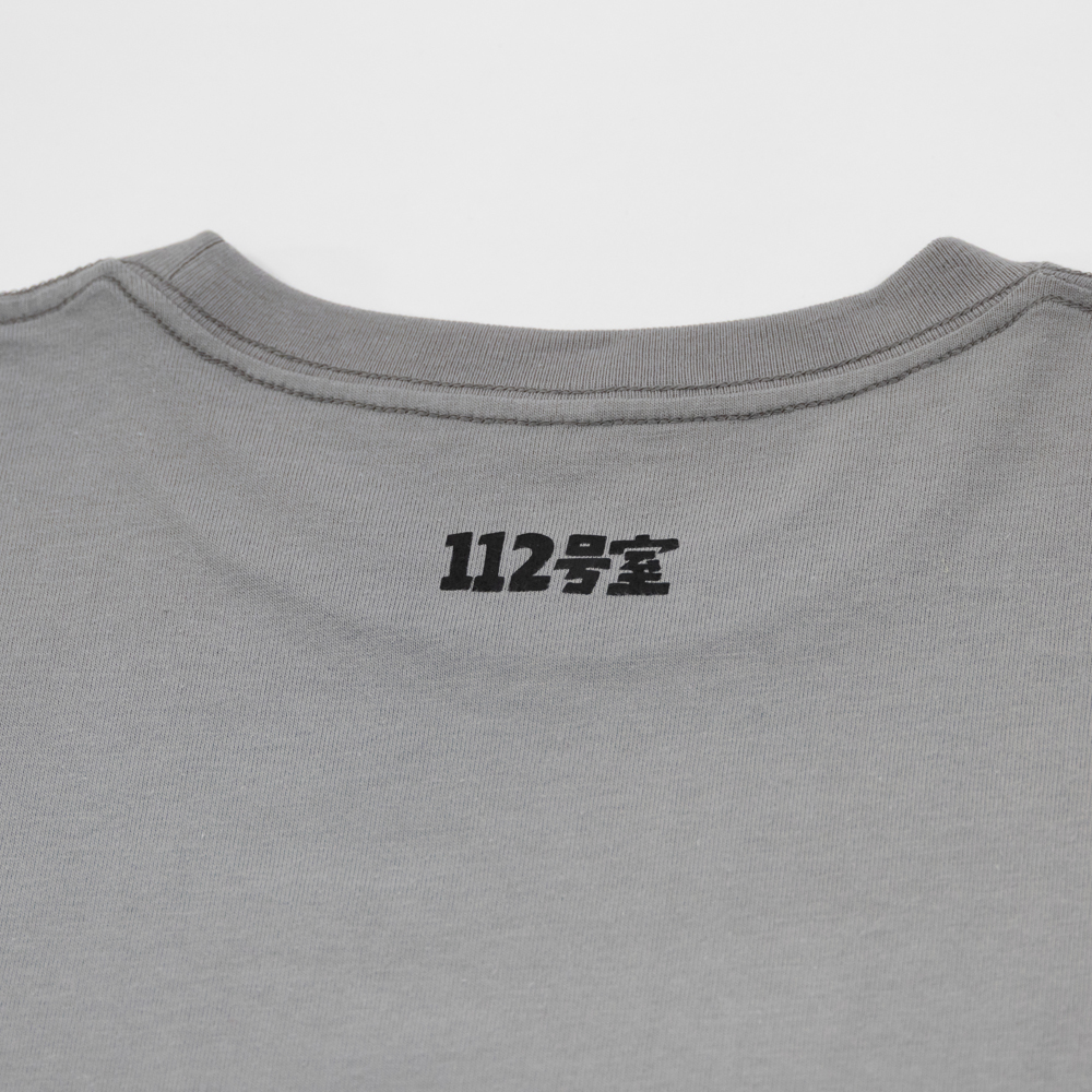 DOT GRAPHIC TEE / ASH GRAY