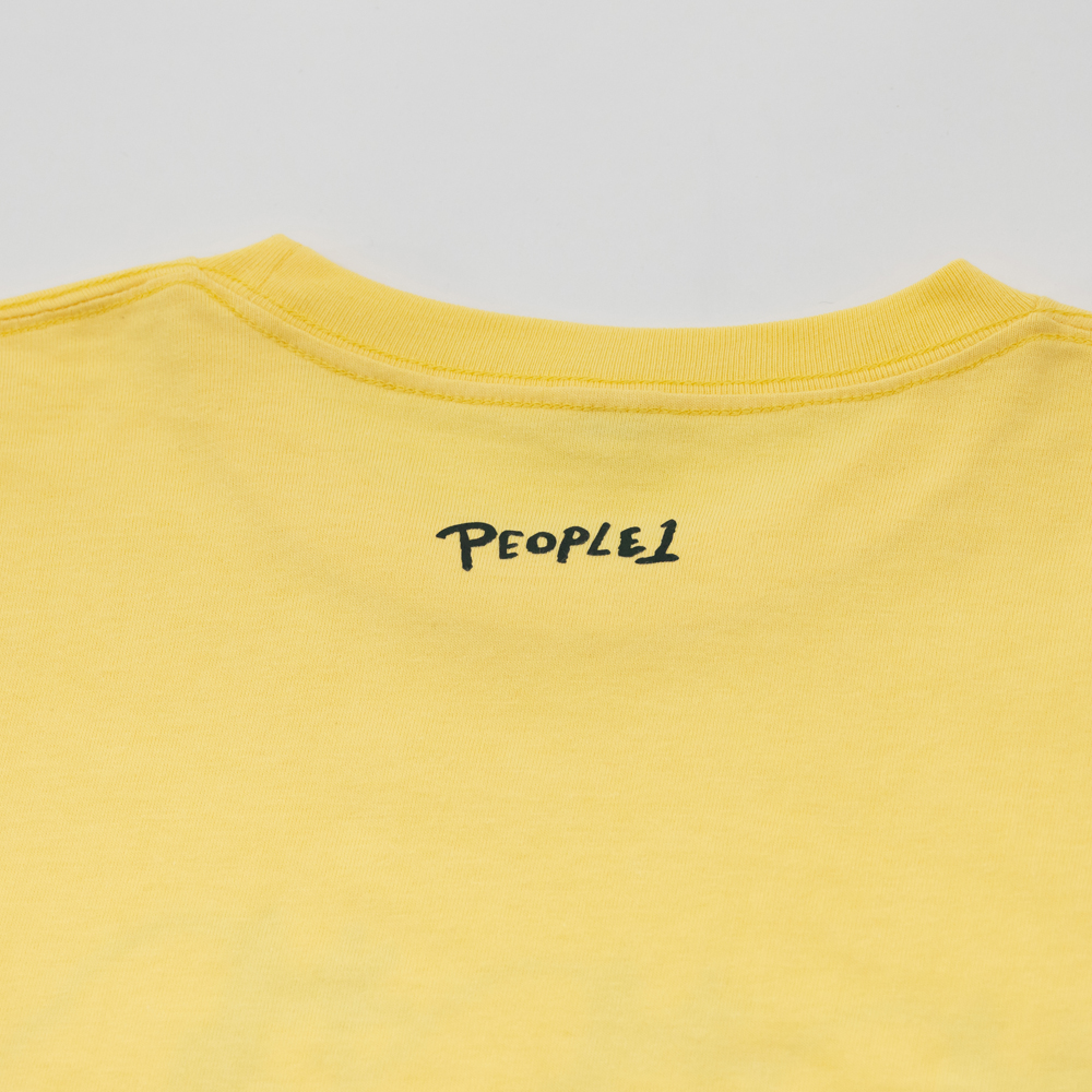 R U READY? GRAPHIC LAYERED TEE / YELLOW×RED TARTAN