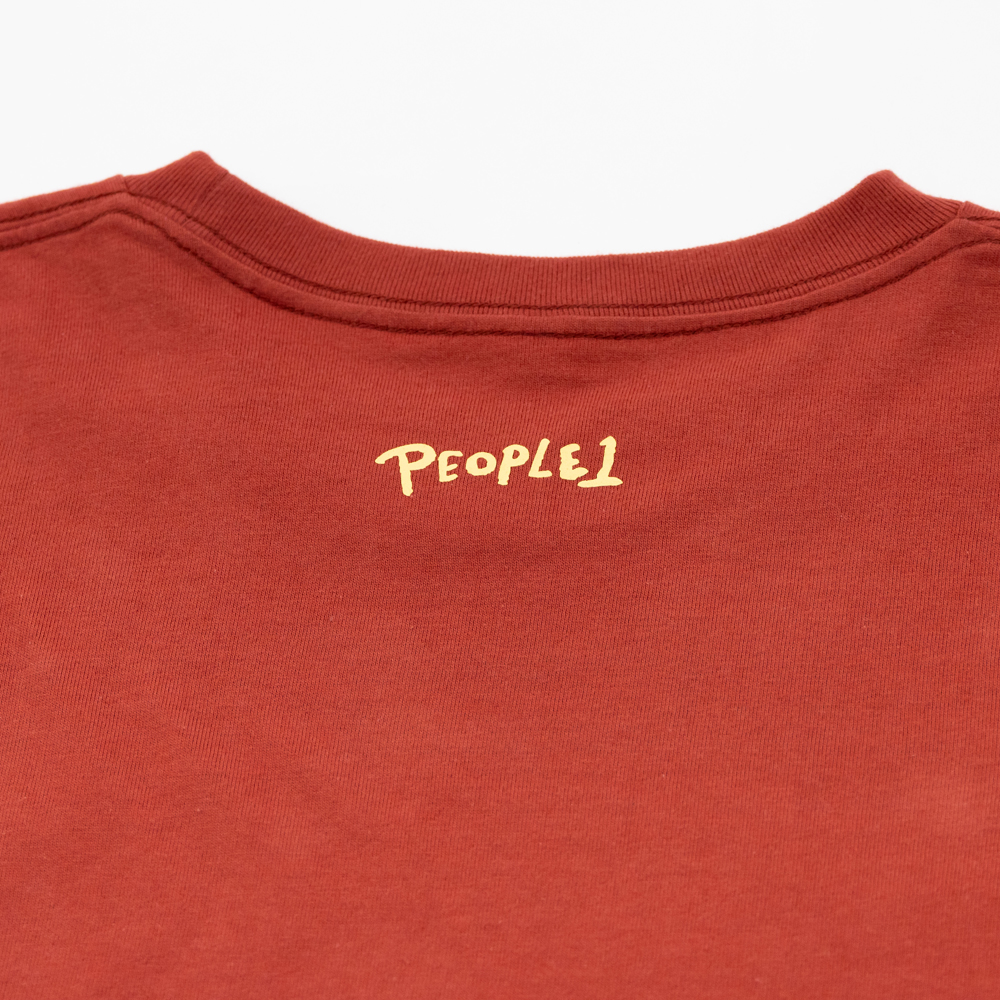 R U READY? GRAPHIC LAYERED TEE / RED×RED TARTAN