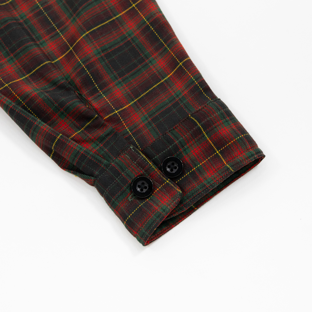 R U READY? GRAPHIC LAYERED TEE / RED×RED TARTAN