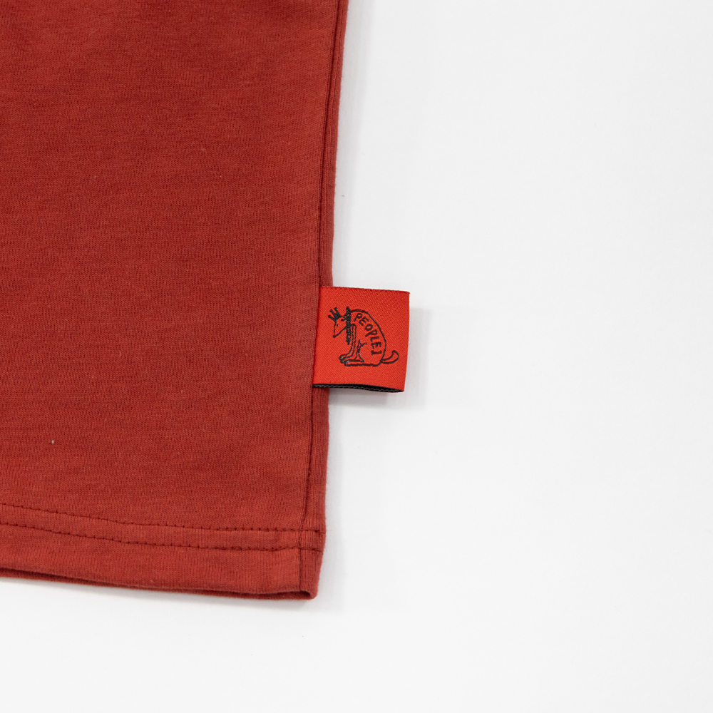 R U READY? GRAPHIC LAYERED TEE / RED×RED TARTAN