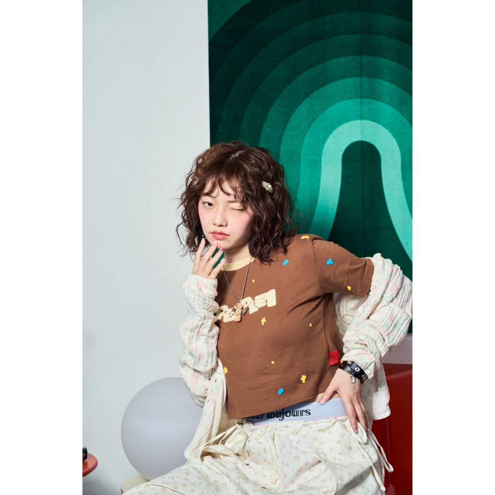 CONFETTI GRAPHIC BABY TEE