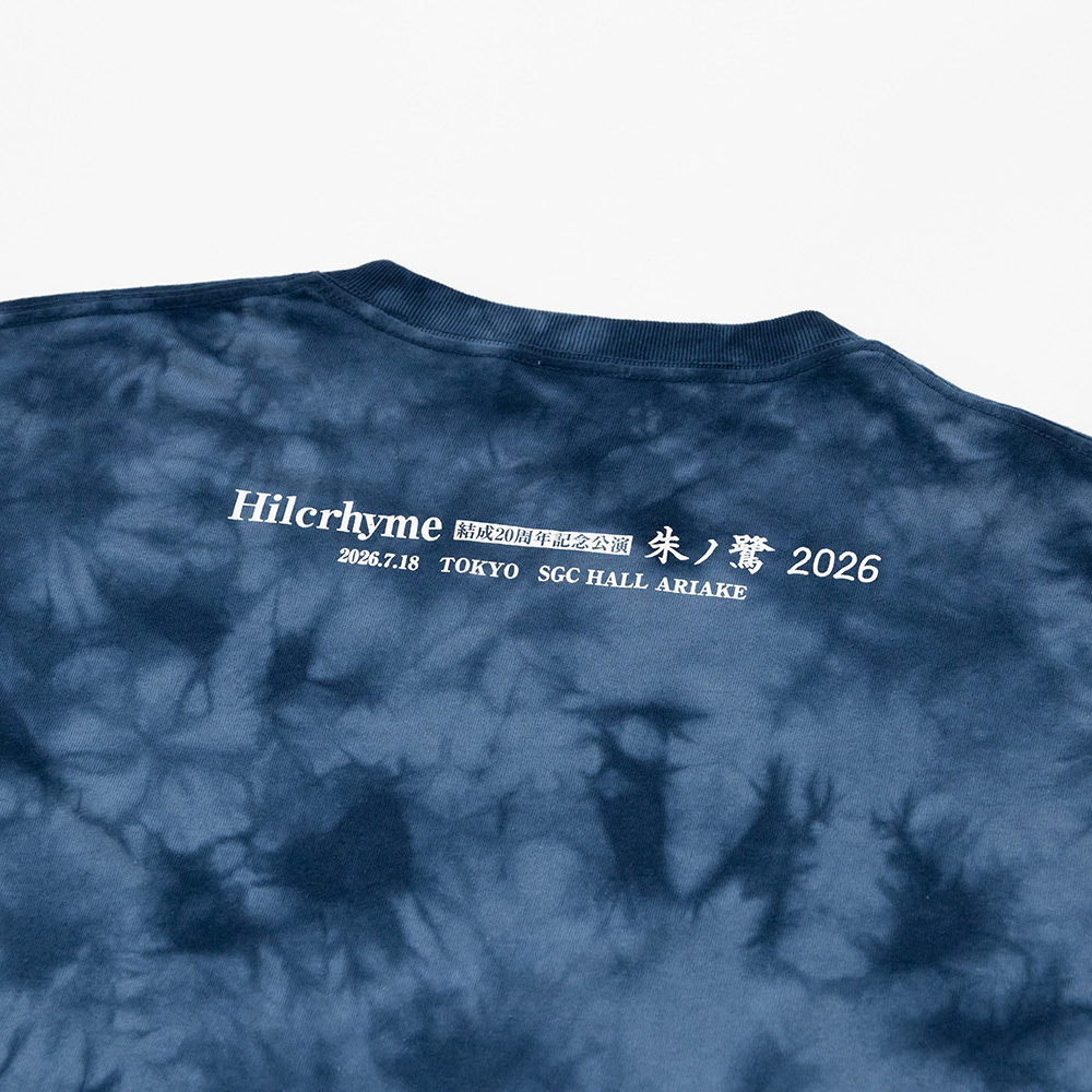 「朱ノ鷺 2026」Tシャツ / タイダイ ネイビー