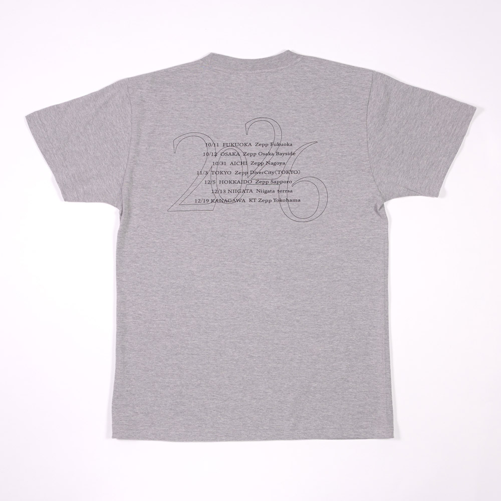 ZEPP TOUR「2026」Tシャツ / グレー