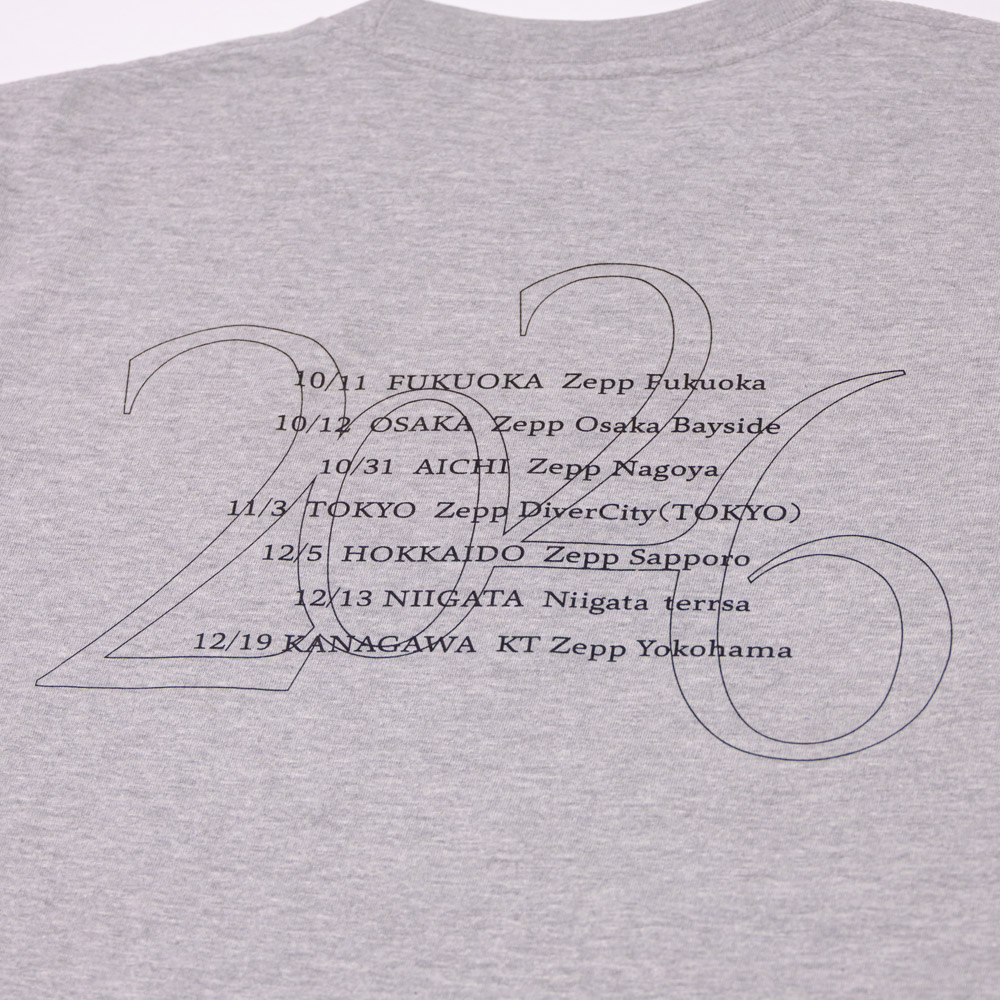 ZEPP TOUR「2026」Tシャツ / グレー