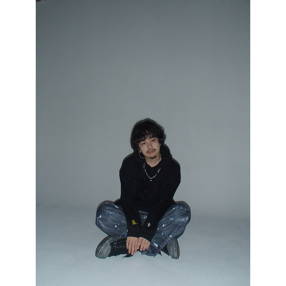 【復刻版】"怪獣とゴースト" HOODIE / BLACK