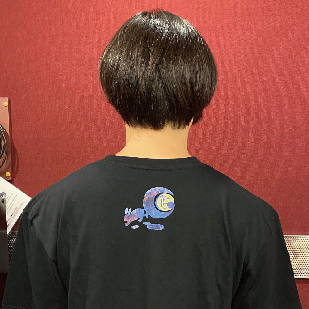 住人デザインTシャツ / 黒